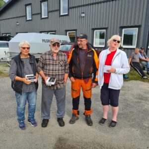 Sanna och Roger vann, Harriet och Leif blev tvåa på lagmetet.